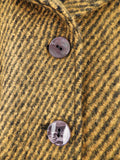 Prada FW2013 Camel and Red Wool Knit Asymmetrical Draped Coat - 40