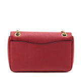 Prada Fuoco Saffiano Flap Shoulder Bag
