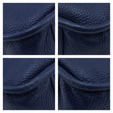 Prada Navy Vitello Daino Soft Hobo Messenger Bag