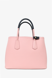 Prada Pink Saffiano Leather Large Galleria Tote with Strap