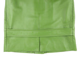 Prada Resort 2019 Green Lambskin Leather Jacket - 40 IT