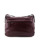 Prada Granato Soft Calfskin Pattina Messenger Bag