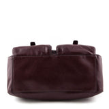 Prada Granato Soft Calfskin Pattina Messenger Bag