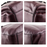 Prada Granato Soft Calfskin Pattina Messenger Bag