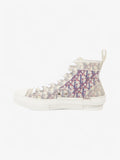 Christian Dior B23 High-tops White  / Blue / Red Mesh EU 41.5 UK 8.5