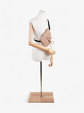 Christian Dior Saddle Pouch Pink Nude Calfskin Leather