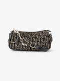 Christian Dior Logo Baguette Black Oblique Canvas