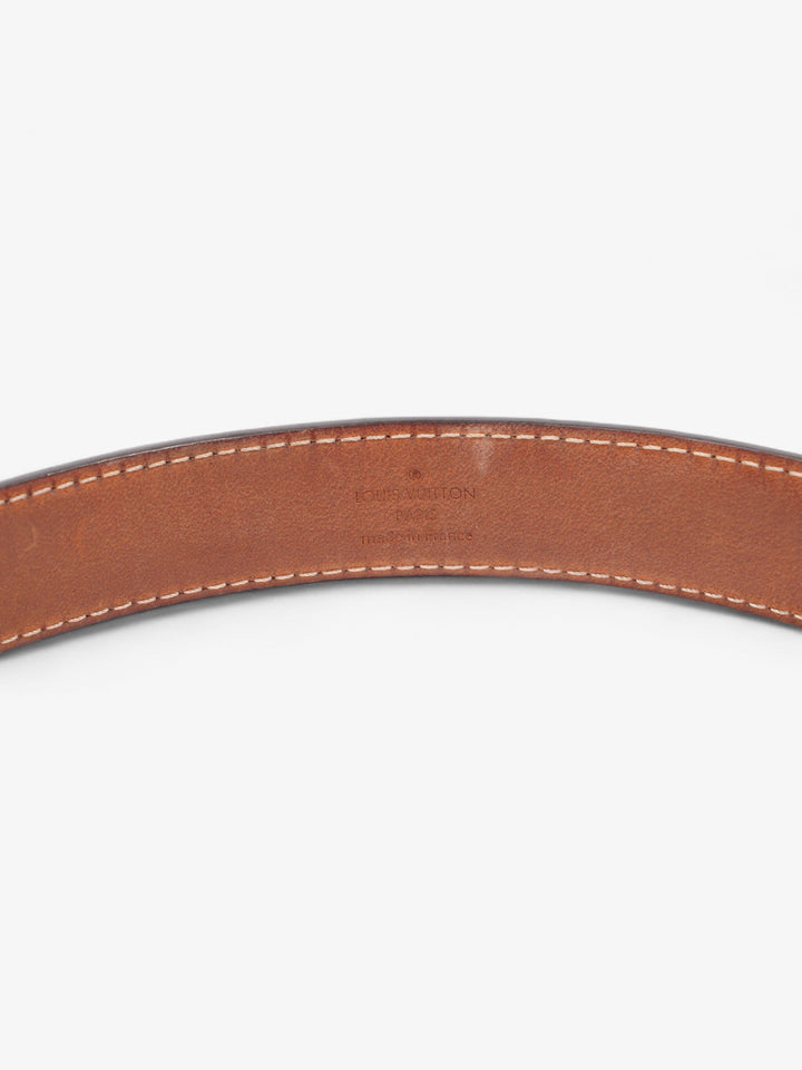 Louis Vuitton LV Initials Belt Monogram / Brown Coated Canvas 80cm 32"