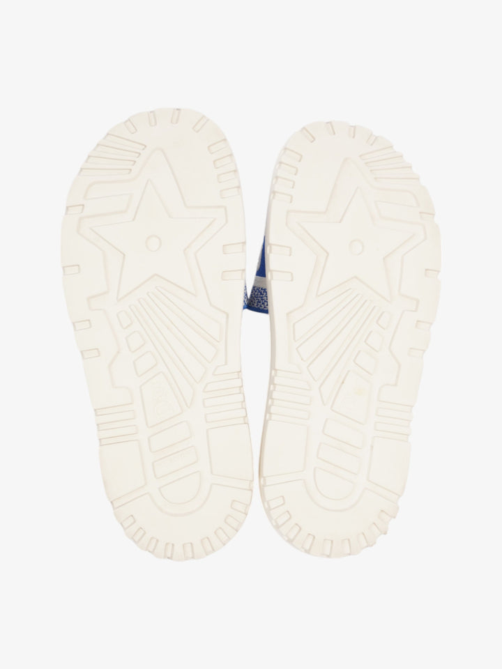Christian Dior Dway Slides White / Blue Canvas EU 38 UK 5