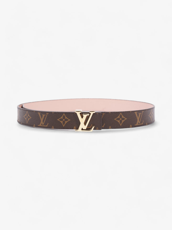 Louis Vuitton LV Initiales Reversible Belt Pink / Monogram Coated Canvas 80cm / 32"