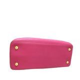 Louis Vuitton Capucines MM Pink Taurillon Handbag