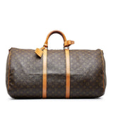 Louis Vuitton Monogram Keepall Bandouliere 60 Travel Bag