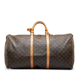 Louis Vuitton Monogram Keepall Bandouliere 60 Travel Bag