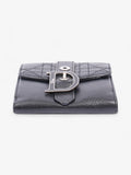 Christian Dior D Charm Purse Black Leather