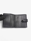 Christian Dior D Charm Purse Black Leather