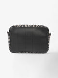 Christian Dior Safari Bag with Strap Black Oblique / Beige Cotton