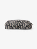 Christian Dior Safari Bag with Strap Black Oblique / Beige Cotton