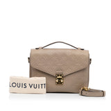 Louis Vuitton Pochette Métis Beige Monogram Empreinte Clutch