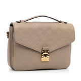 Louis Vuitton Pochette Métis Beige Monogram Empreinte Clutch