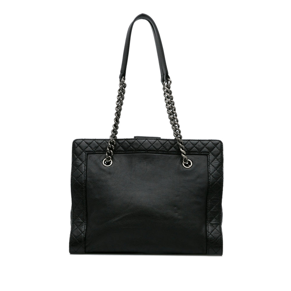 Chanel Black Calfskin Boy Reverso Shopping Tote – Bags Junction