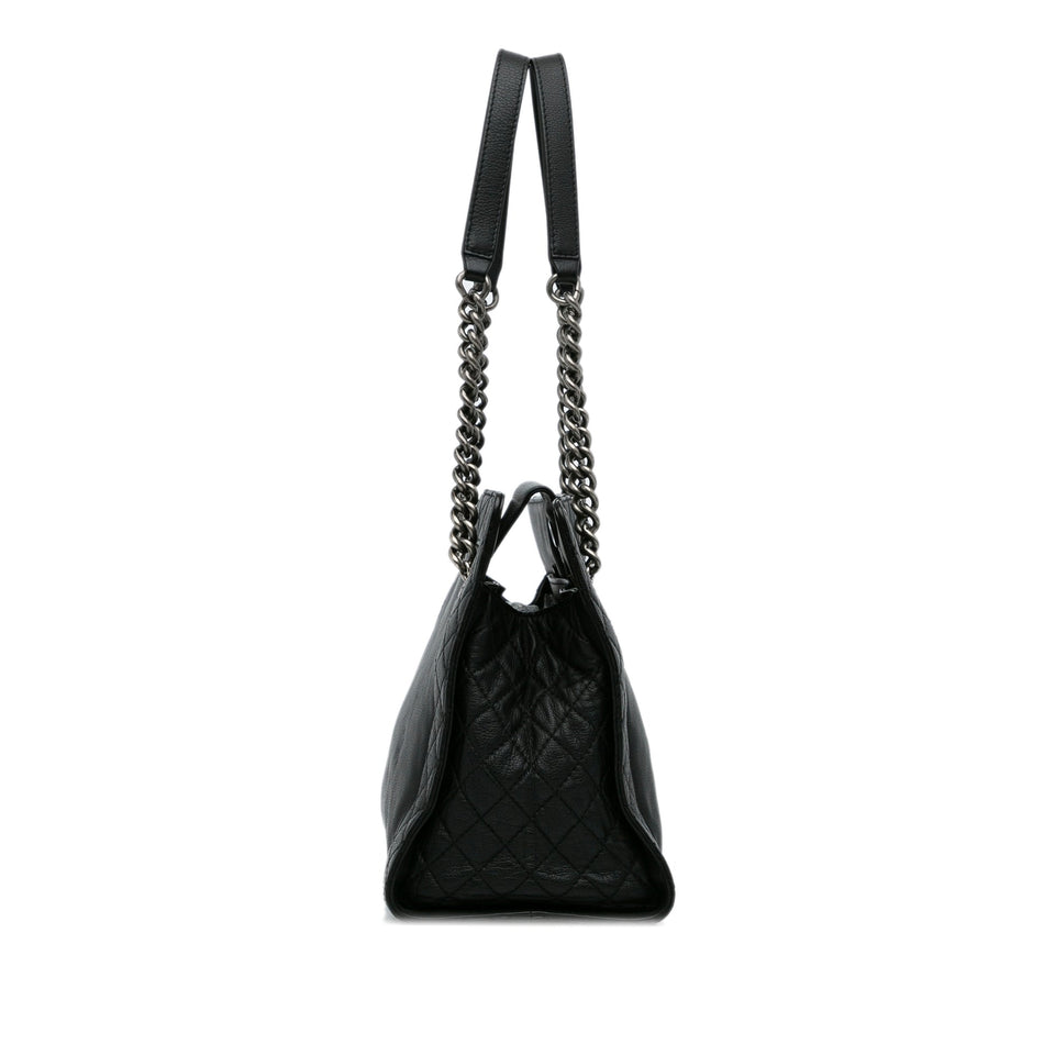 Chanel Black Calfskin Boy Reverso Shopping Tote – Bags Junction