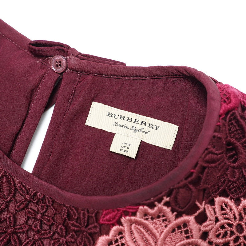 Burberry one piece race wine-red Women 175/84A 38