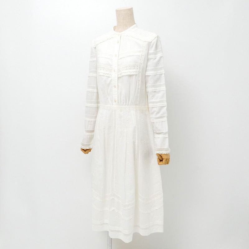 Burberry one piece 4068673/68B cotton off white Women UK8