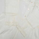 Burberry one piece 4068673/68B cotton off white Women UK8