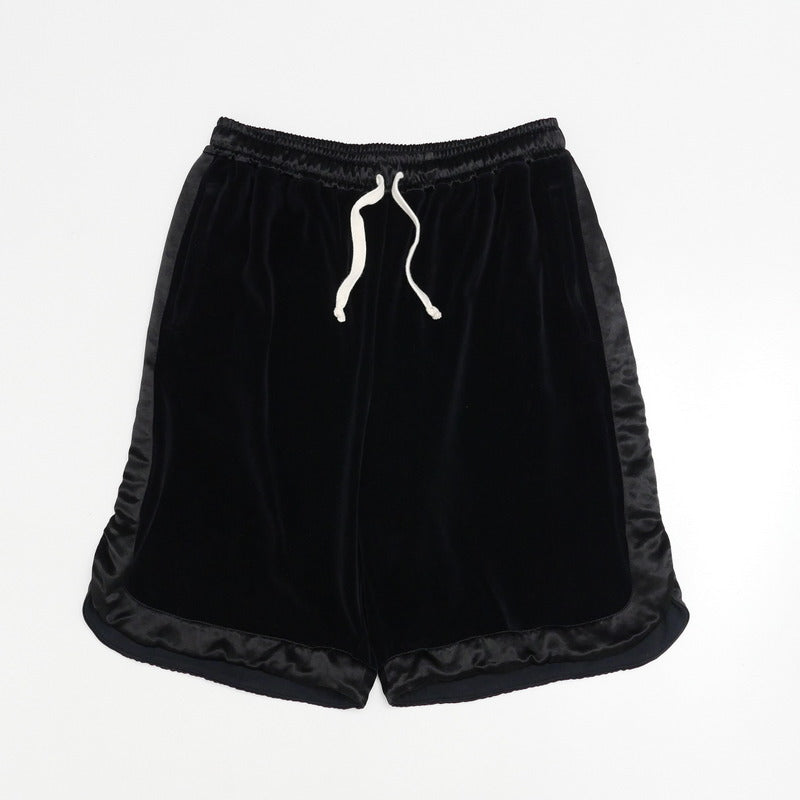 Gucci Shorts 595537 Velor black mens S
