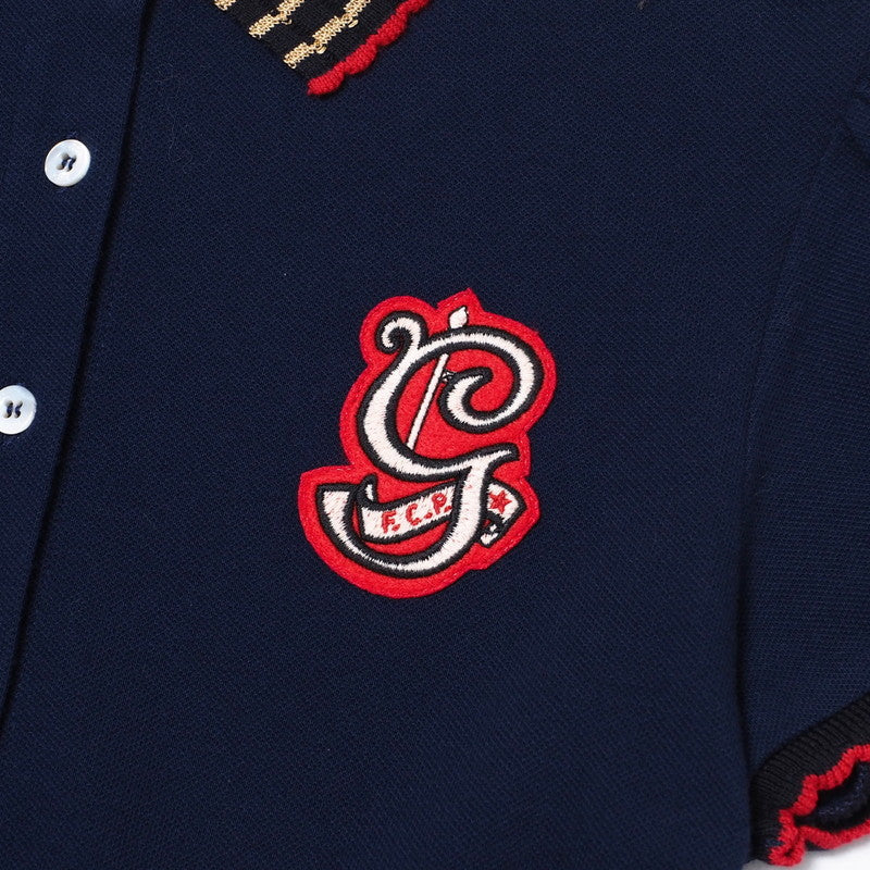 Gucci one piece cotton Navy Girls 12