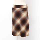Burberry skirt FX366-863-55 wool Brown / Ivory Women 38