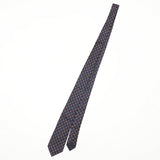 Gucci tie silk Navy 148x3.1" mens