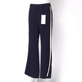 Gucci Pants 524709 97% rayon, 3% polyurethane Navy/White x Bordeaux Women 42