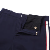 Gucci Pants 524709 97% rayon, 3% polyurethane Navy/White x Bordeaux Women 42