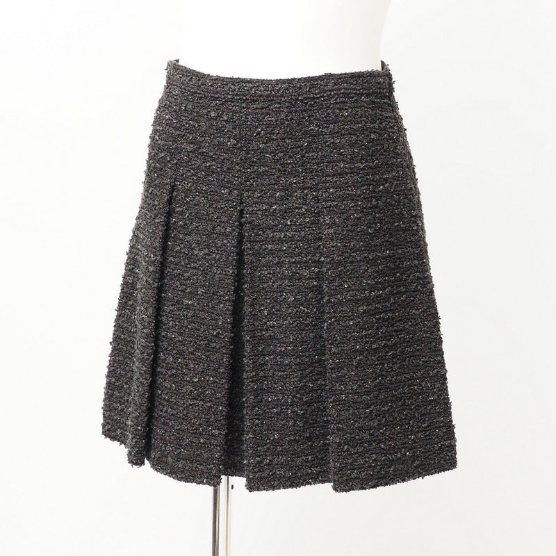Gucci skirt 681234 tweed gray Women 44