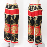 Gucci setup 550968/545289 silk Black / red Women 40