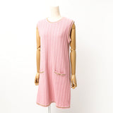 Gucci one piece 658350 knit Pink / Gold Women S