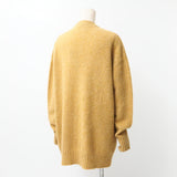 Gucci cardigan 635162 wool mustard With Brooch Oversize Women M (170/92Y)