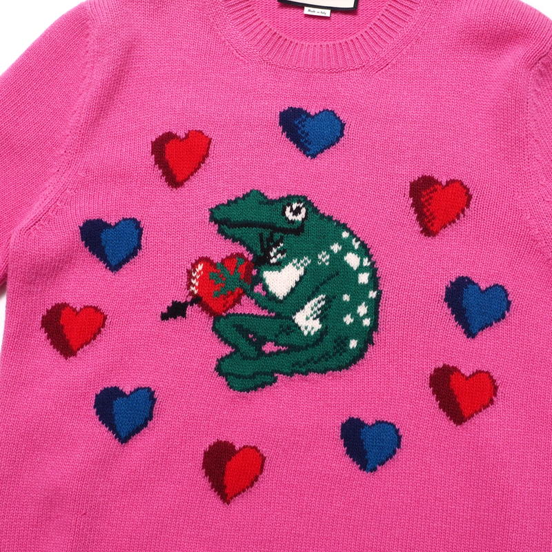 Gucci sweater 579956 wool pink Women S