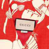 Gucci Vest 652265 silk Red / beige Women 38