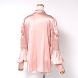 Gucci blouse 642390 silk pink Women 42