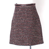 Gucci skirt 543438 tweed Red x Navy x Black x White Women 42