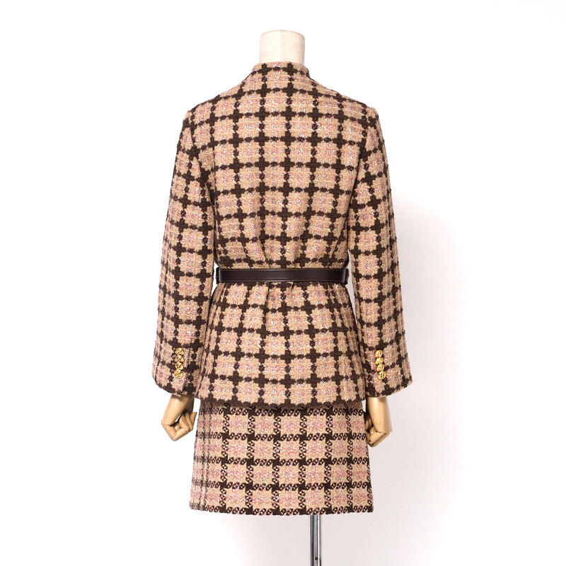 Gucci suit 664243/677554 tweed multicolor 36 (155/80Y)