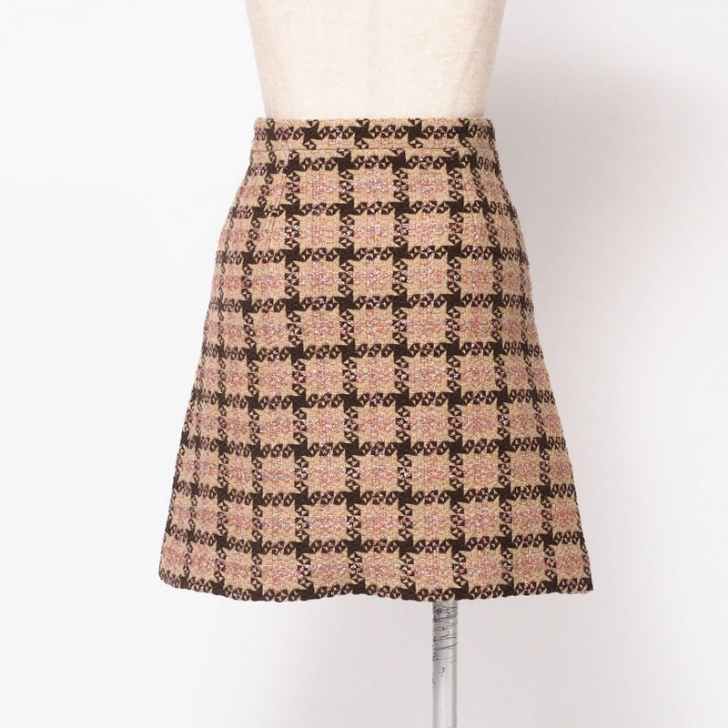 Gucci suit 664243/677554 tweed multicolor 36 (155/80Y)