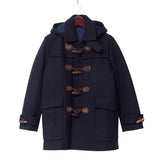 Gucci Duffel coat 247184 wool Navy mens 44