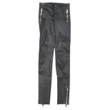 Gucci skinny pants 360417 lambskin black Women 36