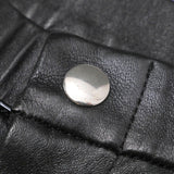 Gucci skinny pants 360417 lambskin black Women 36