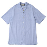 Gucci Short sleeve shirt 604109 cotton blue mens 46