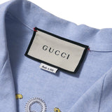 Gucci Short sleeve shirt 604109 cotton blue mens 46