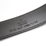 Gucci belt 037 1766 424 leather gold 75ã»30